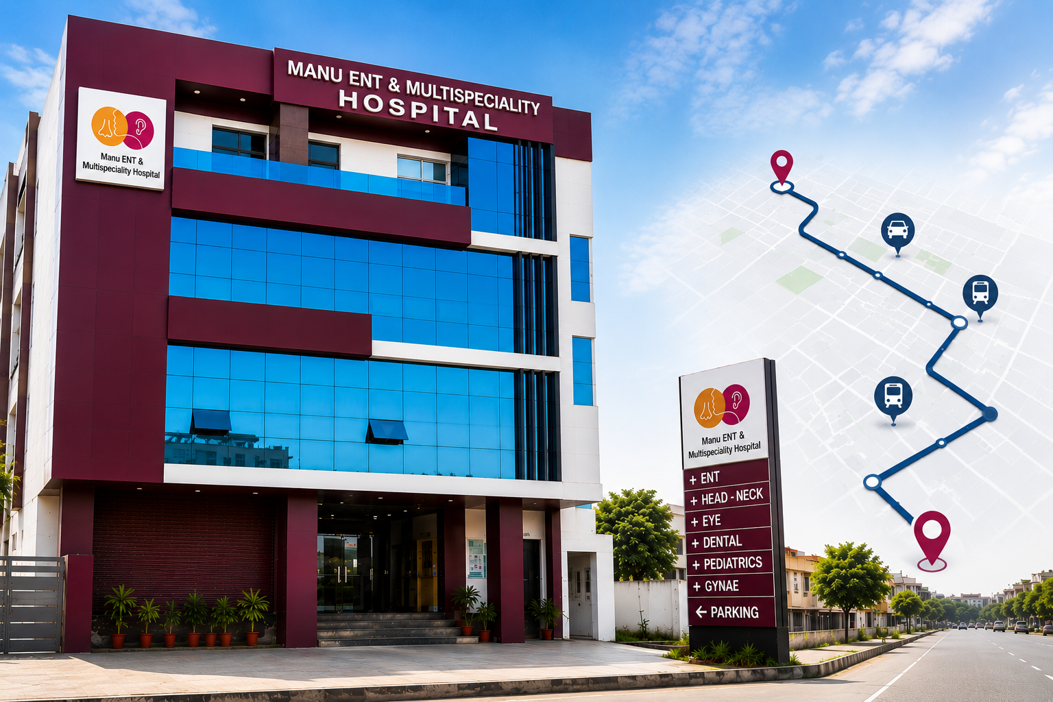 Conveniently Located at Manu Hospital Sikar
